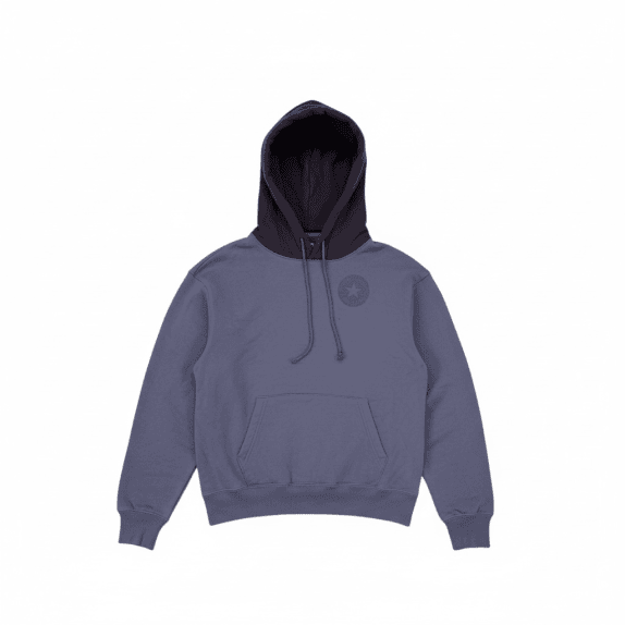 CONVERSE HOODIE ΓΥΝΑΙΚΕΙΟ ΛΙΛΑ/ΜΩΒ ΜΕ ALL STAR ΛΟΓΟΤΥΠΟ - XS