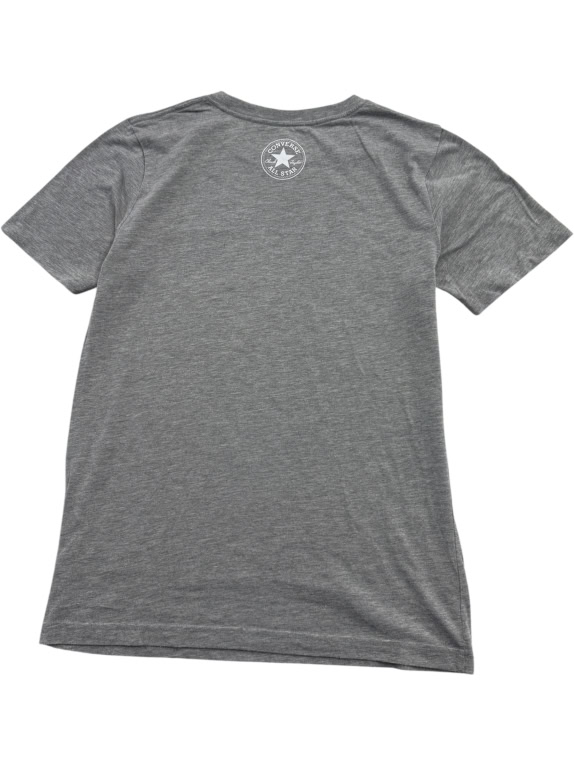 Converse T-Shirt Casual con taschino logo grigio da donna M