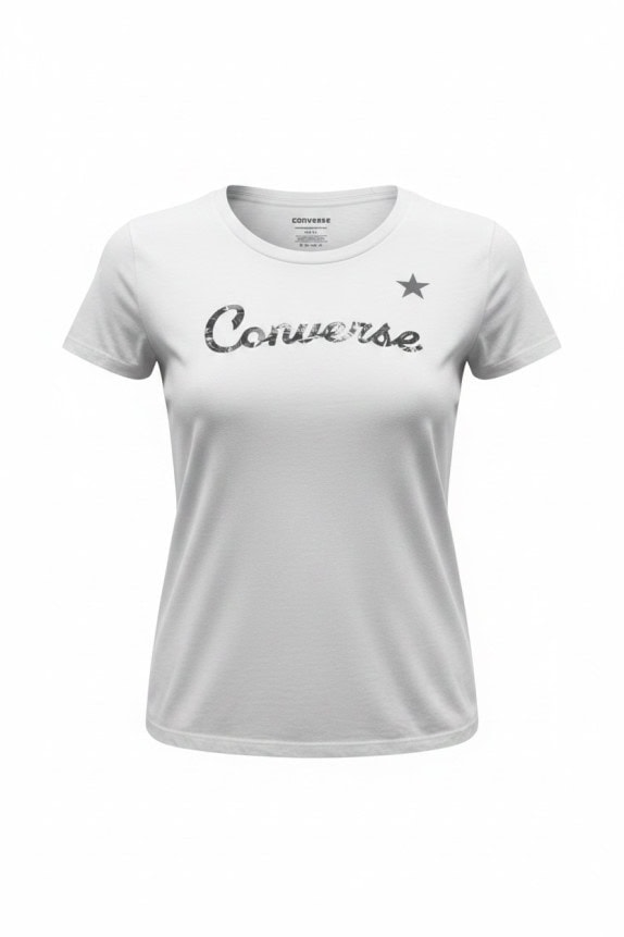 CONVERSE T SHIRT SPELL OUT BIANCA DONNA PRE OWNED M