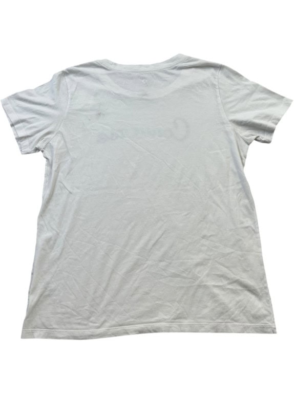 CONVERSE T SHIRT SPELL OUT ΛΕΥΚΟ ΓΥΝΑΙΚΕΙΟ PRE OWNED M