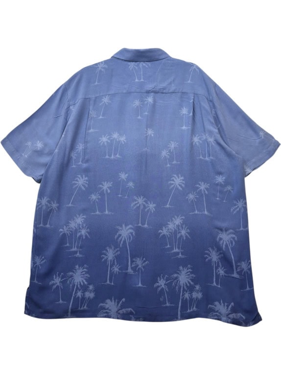 CRAFT AND BARROW SHIRT TROPICAL BLUE MEN PRE OWNED L