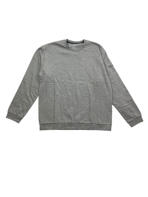 Craft Φούτερ Crewneck Casual Λογότυπο Γκρι Ανδρικό XL