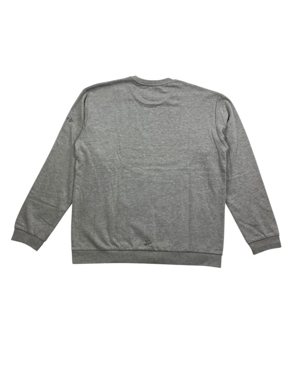 Craft Φούτερ Crewneck Casual Λογότυπο Γκρι Ανδρικό XL
