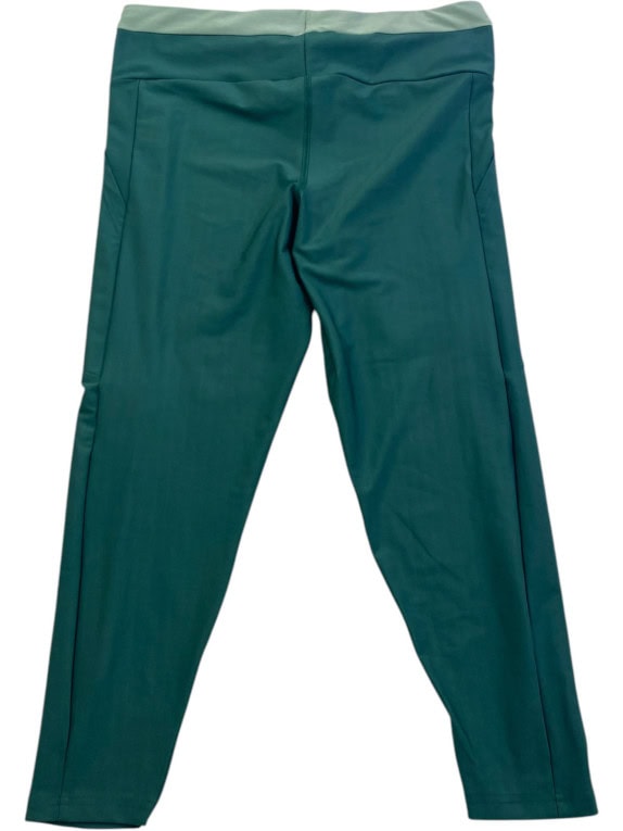 CRANE LEGGINGS SPORTSWEAR PETROL GREEN WOMENS PRE OWNED L