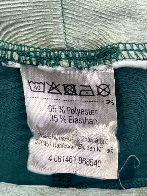 CRANE LEGGINGS SPORTSWEAR PETROL GREEN WOMENS PRE OWNED L