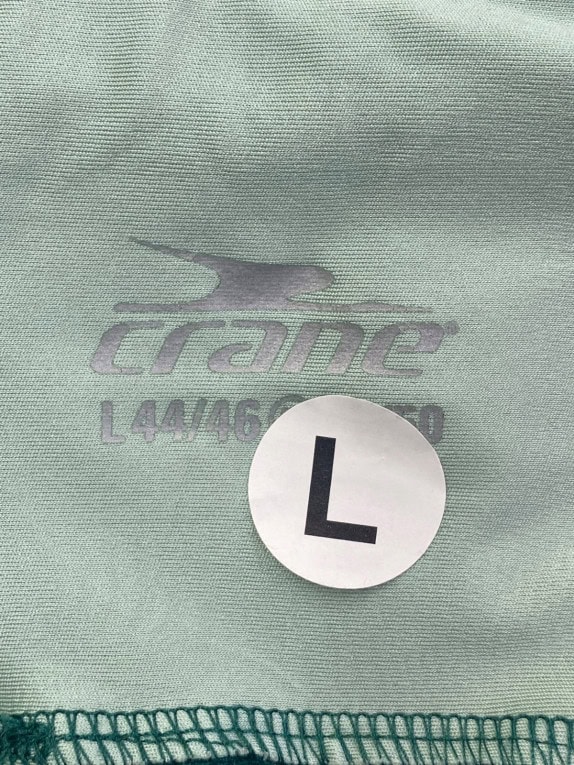 CRANE LEGGINGS SPORTSWEAR PETROL GREEN WOMENS PRE OWNED L