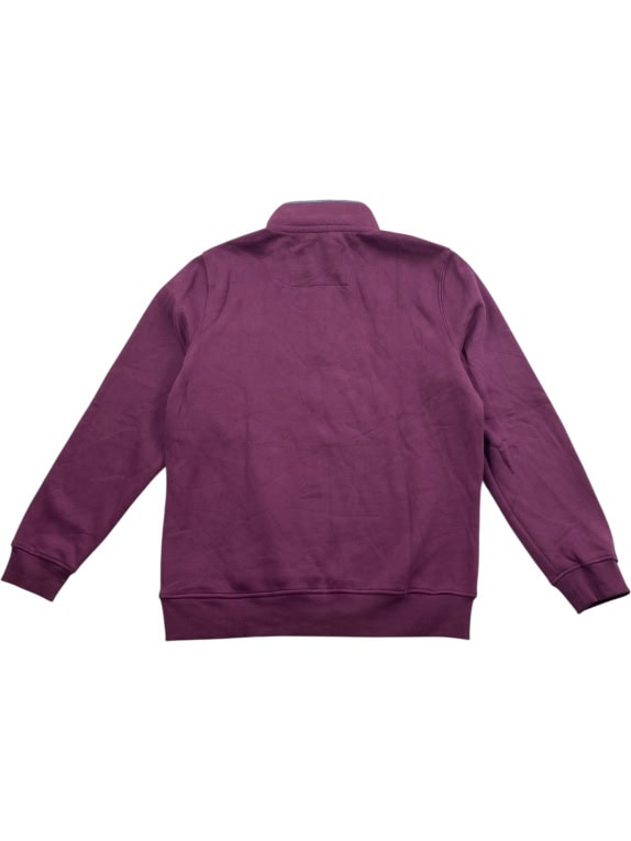 Crew Clothing Company Φούτερ 1/4 Zip Μωβ Ανδρικό L
