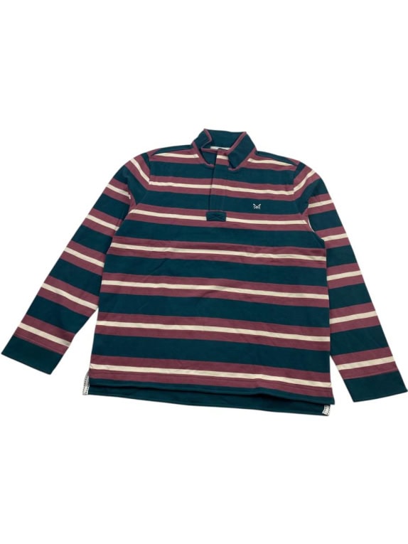 CREW CLOTHING COMPANY Μπλούζα Rugby Ριγέ Λογότυπο Πολύχρωμο Ανδρικό XL