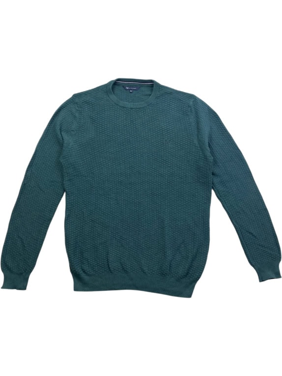 Crew Clothing Company Green Textured Knit Sweater Men’s XXL