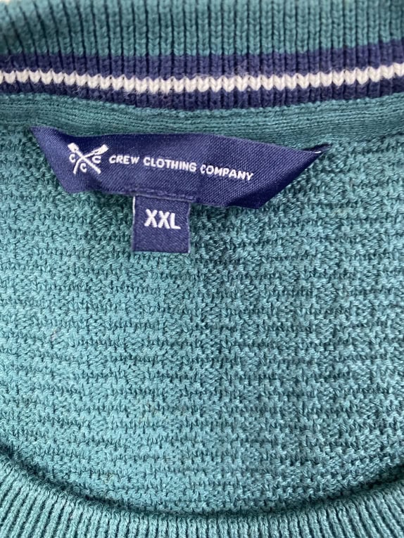 Crew Clothing Company Πράσινο Πλεκτό Ανδρικό XXL