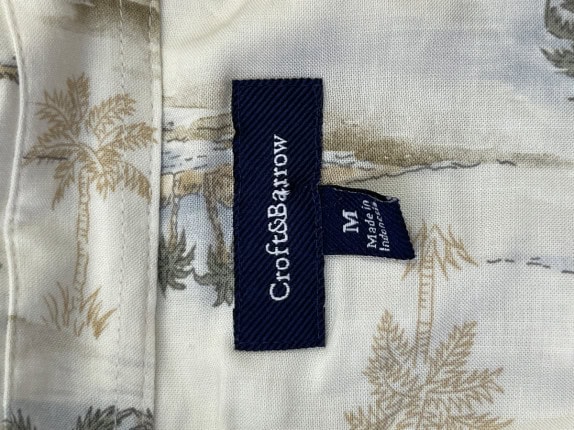 CROFT AND BARROW ΠΟΥΚΑΜΙΣΟ TROPICAL ΜΠΕΖ ΑΝΤΡΙΚΟ PRE OWNED