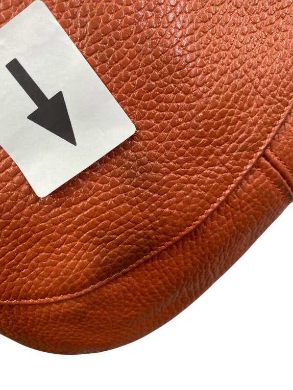 CROSSBODY ΤΣΑΝΤΑ ΩΜΟΥ ΔΕΡΜΑΤΙΝΗ ΠΟΡΤΟΚΑΛΙ