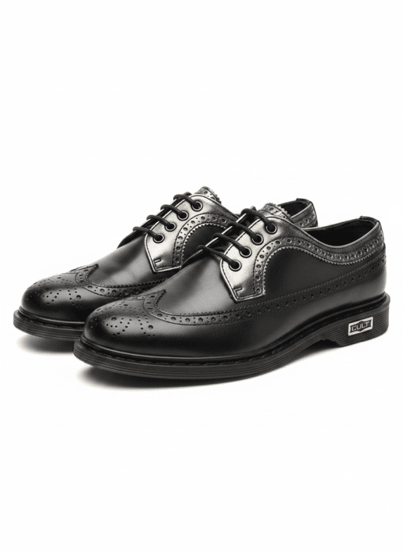 CULT ΠΑΠΟΥΤΣΙΑ BROGUE ΜΑΥΡΟ ΑΝΤΡΙΚΟ PRE OWNED