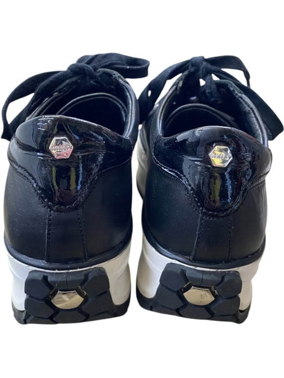 CULT SNEAKERS PLATFORM NERE DONNA PRE OWNED EU 39