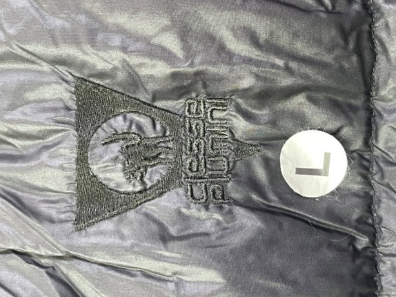 1980s CIESSE PIUMINI PUFFER ΜΠΟΥΦΑΝ ΚΕΝΤΗΜΕΝΟ ΜΑΥΡΟ ΑΝΤΡΙΚΟ PRE OWNED L