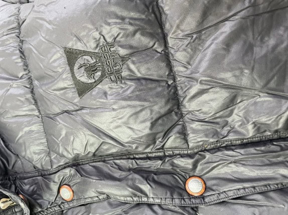 1980s CIESSE PIUMINI PUFFER ΜΠΟΥΦΑΝ ΚΕΝΤΗΜΕΝΟ ΜΑΥΡΟ ΑΝΤΡΙΚΟ PRE OWNED L