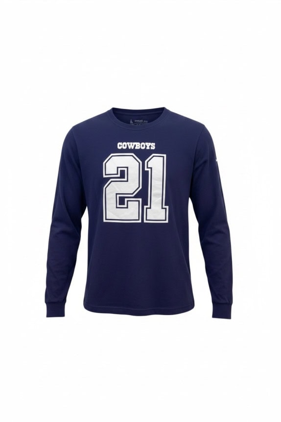 DALLAS COWBOYS T SHIRT GRAPHIC SPORTIVO NAVY UOMO PRE OWNED S