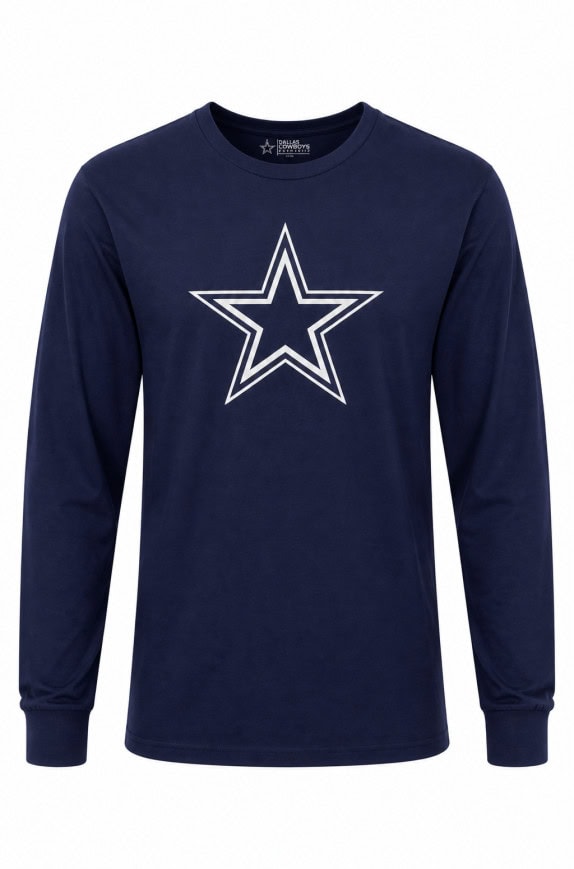 DALLAS COWBOYS ΜΠΛΟΥΖΑ ΜΕ ΜΑΚΡΥ ΜΑΝΙΚΙ SPORTSWEAR ΜΠΛΕ ΑΝΤΡΙΚΟ PRE OWNED M