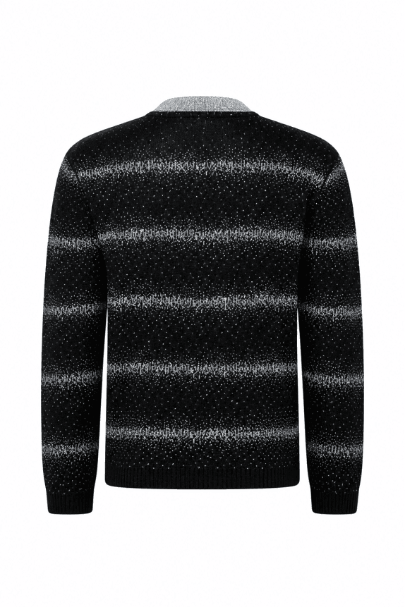 1980S DC KNIT SWEATER RETRO BLACK WOMEN PRE OWNED M