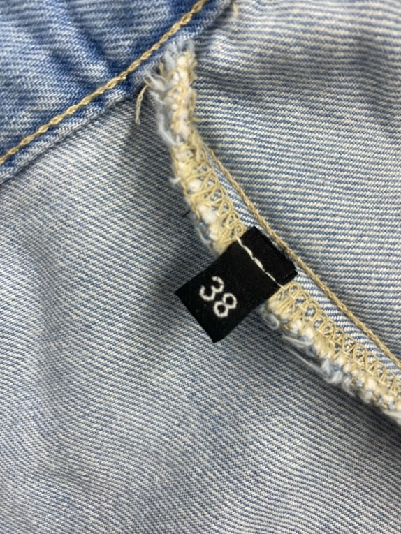 Denim A-Line Skirt Light Blue Women’s 38 (XL)