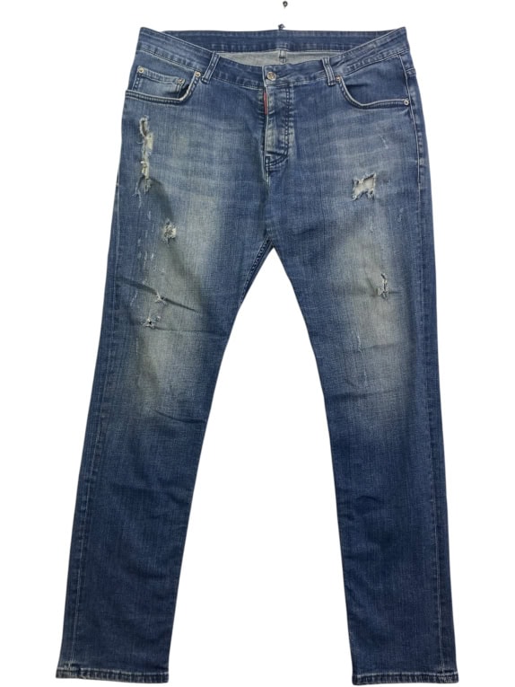 Denim Jeans Distressed Vintage Blue Men’s XL