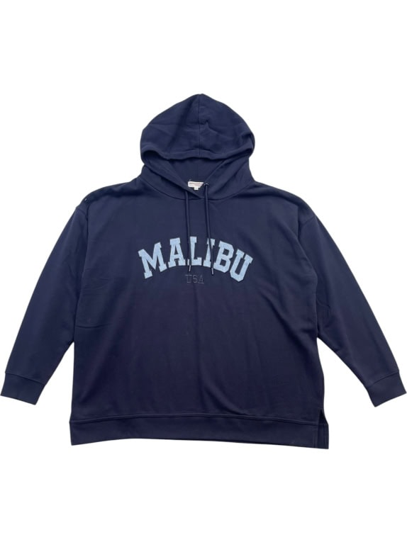 Denim Republic Hoodie Logo Dark Blue Women’s 2XL