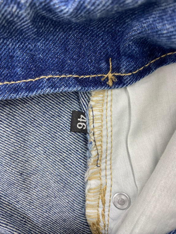 Denim Vintage Midi Φούστα Μπλε Γυναικεία 3XL/4XL
