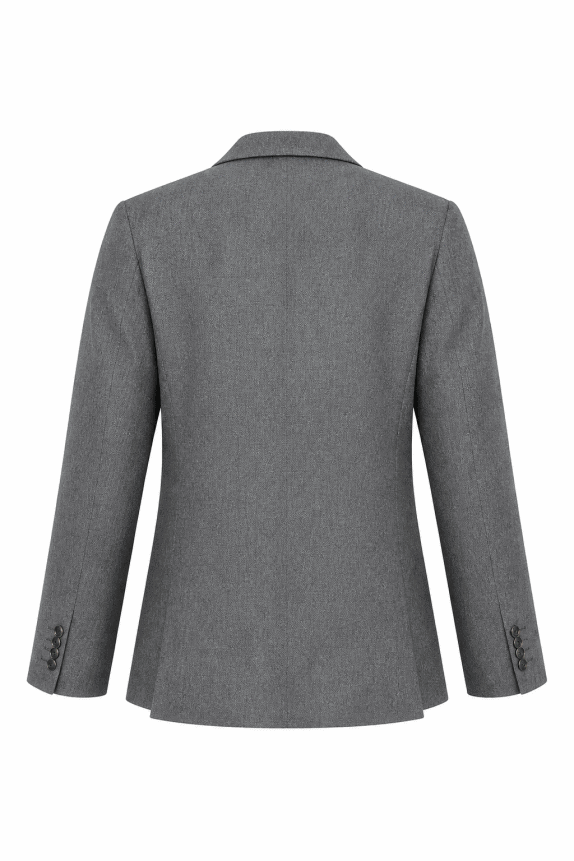 80s DESIREE ΣΑΚΑΚΙ BLAZER ΜΙΝΙΜΑΛ ΓΚΡΙ ΑΝΤΡΙΚΟ PRE OWNED S