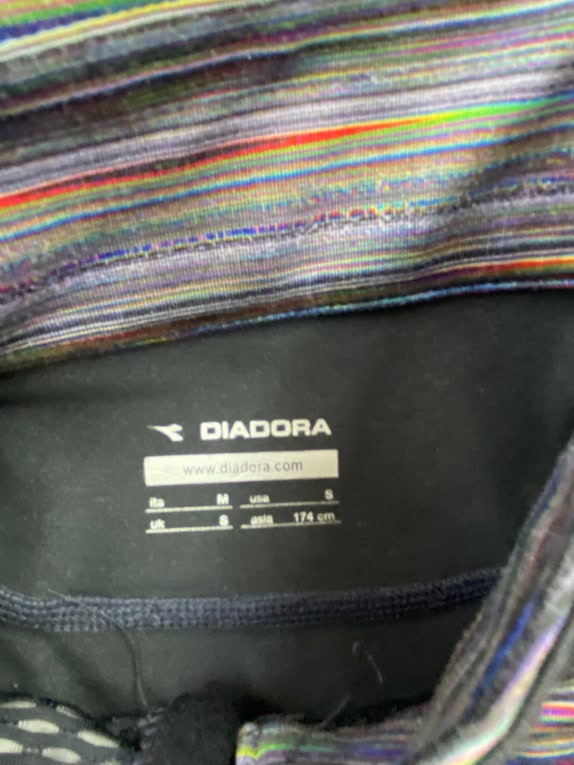 DIADORA Αθλητικό Top 1/4 Zip Sport Πολύχρωμο-Μαύρο Γυναικείο M