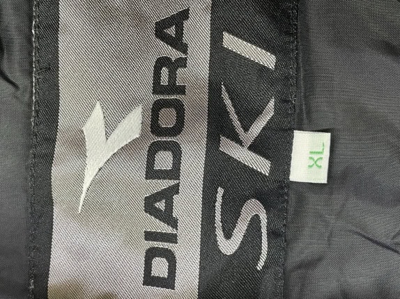 DIADORA ΜΠΟΥΦΑΝ SKI ΑΘΛΗΤΙΚΟ ΓΚΡΙ ΜΑΥΡΟ ΚΙΤΡΙΝΟ ΑΝΤΡΙΚΟ PRE OWNED XL