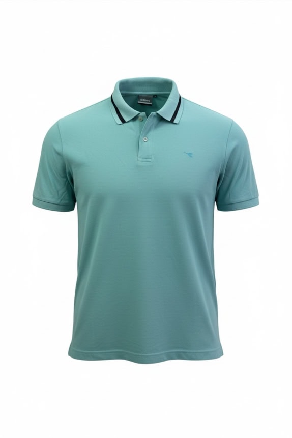 DIADORA Polo T-Shirt Logo Τιρκουάζ UNISEX L