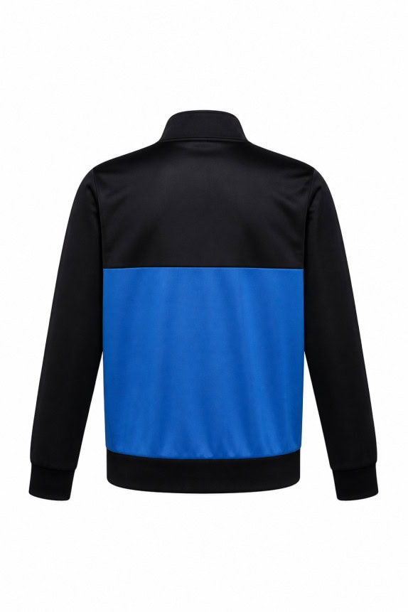DIADORA TRACK JACKET SPORTSWEAR NERO BLU UOMO PRE OWNED M