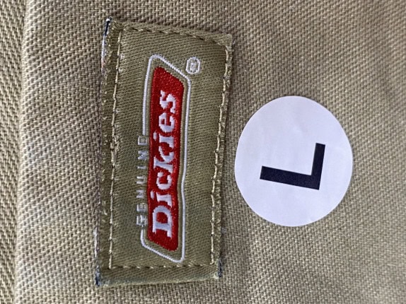 DICKIES BERMUDA SHORTS WORKWEAR KHAKI ΑΝΤΡΙΚΟ PRE OWNED L