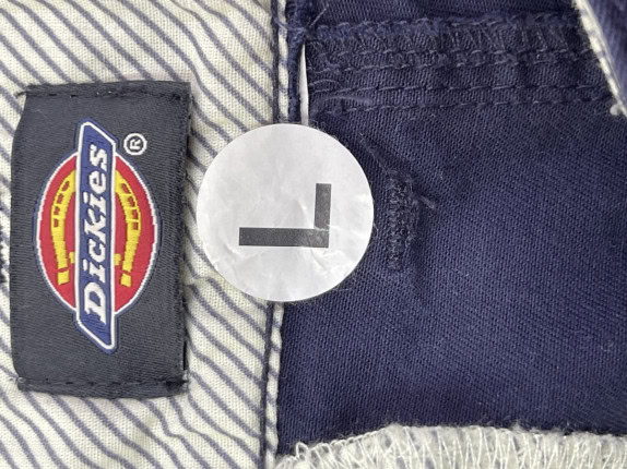 DICKIES BERMUDA SHORTS WORKWEAR NAVY UOMO PRE OWNED L