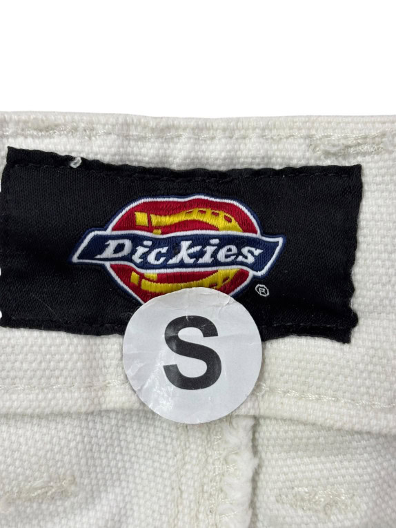 DICKIES CARPENTER PANTS WORKWEAR OFF WHITE MEN PRE OWNED S