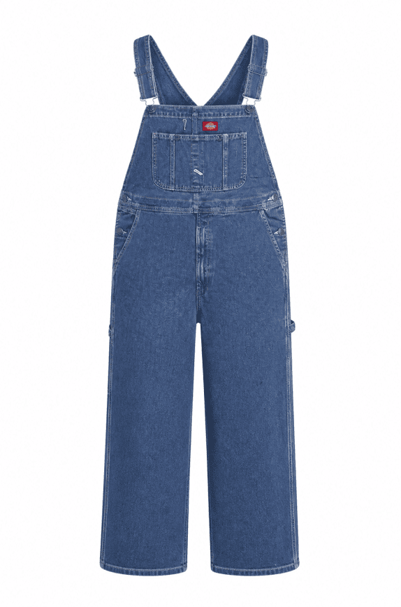 DICKIES DENIM UTILITY OVERALLS BLUE MEN PRE OWNED XXXL