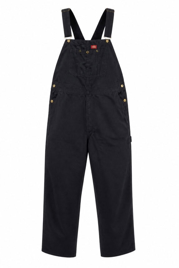 DICKIES SALOPETTE WORKWEAR NERA UNISEX PRE OWNED 5XL