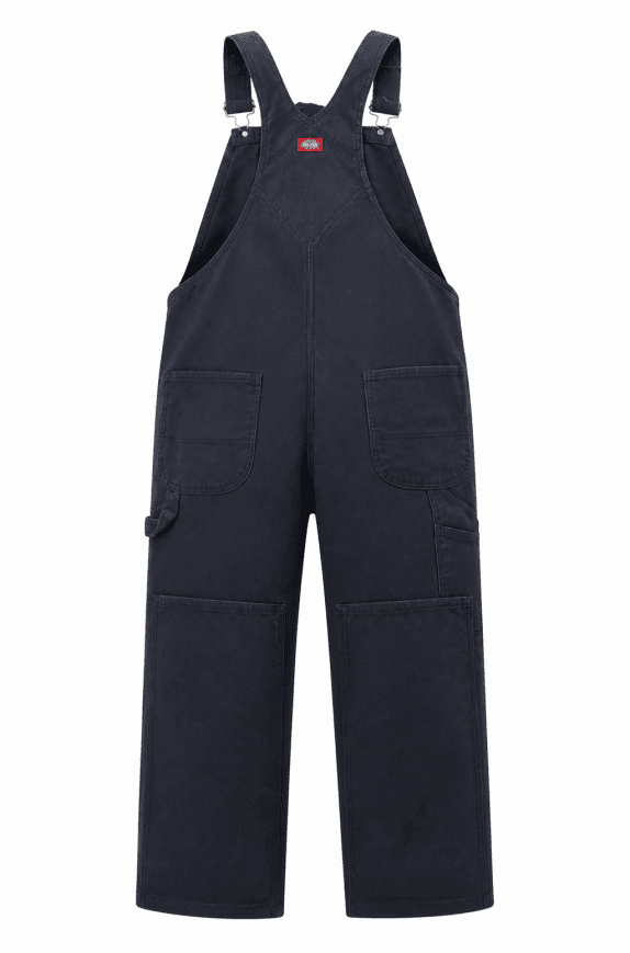 DICKIES SALOPETTE WORKWEAR NERO UOMO PRE OWNED 5XL