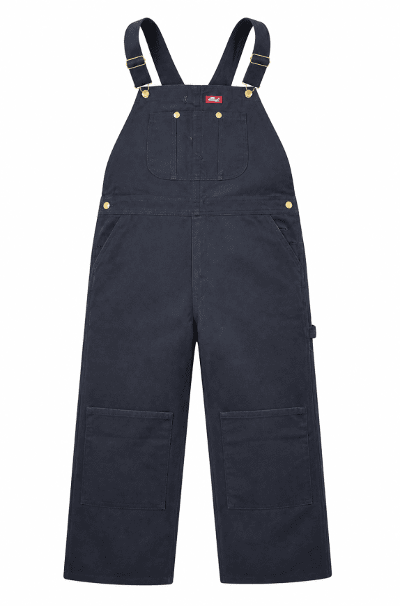 DICKIES SALOPETTE WORKWEAR NERO UOMO PRE OWNED 5XL