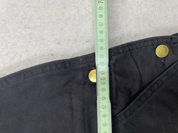 DICKIES DUNGAREE WORKWEAR BLACK MEN PRE OWNED 5XL