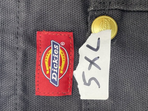 DICKIES SALOPETTE  WORKWEAR NAVY UNISEX PRE OWNED 5XL