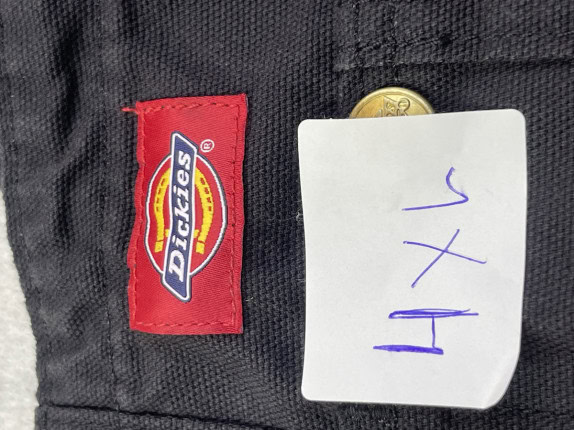DICKIES DUNGAREES WORKWEAR BLACK UNISEX PRE OWNED