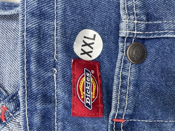 DICKIES DUNGAREES WORKWEAR BLUE ΑΝΤΡΙΚΟ PRE OWNED XXL