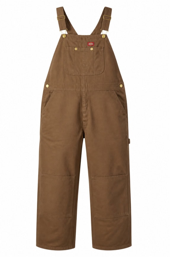 DICKIES DUNGAREES WORKWEAR BROWN ΑΝΤΡΙΚΟ PRE OWNED 4XL