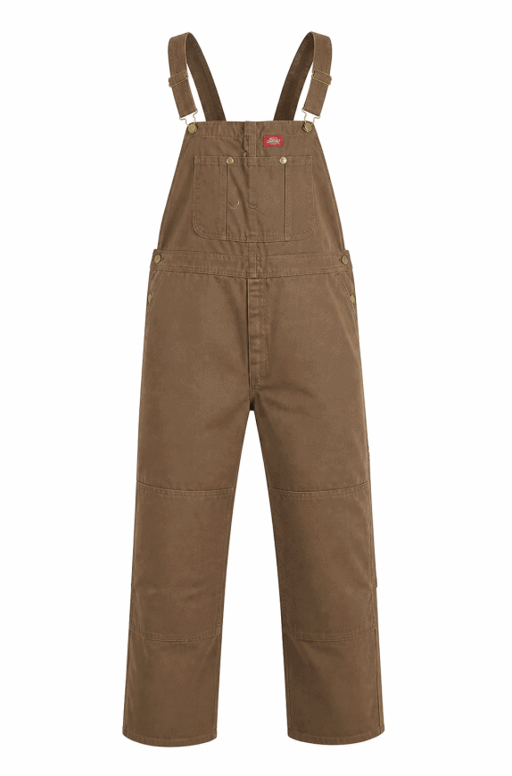 DICKIES DUNGAREES WORKWEAR BROWN ΑΝΤΡΙΚΟ PRE OWNED 3XL