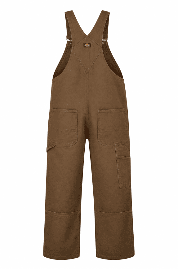 DICKIES DUNGAREES WORKWEAR BROWN ΑΝΤΡΙΚΟ PRE OWNED L
