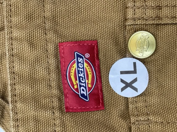 DICKIES DUNGAREES WORKWEAR BROWN MEN PRE OWNED XL