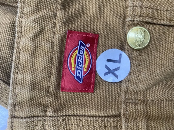 DICKIES DUNGAREES WORKWEAR BROWN MEN PRE OWNED XL