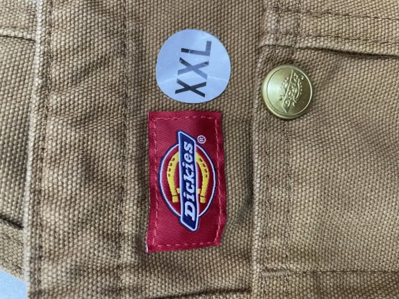 DICKIES DUNGAREES WORKWEAR BROWN UNISEX PRE OWNED XXL