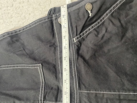 DICKIES DUNGAREES WORKWEAR ΜΑΥΡΟ ΑΝΤΡΙΚΟ PRE OWNED L